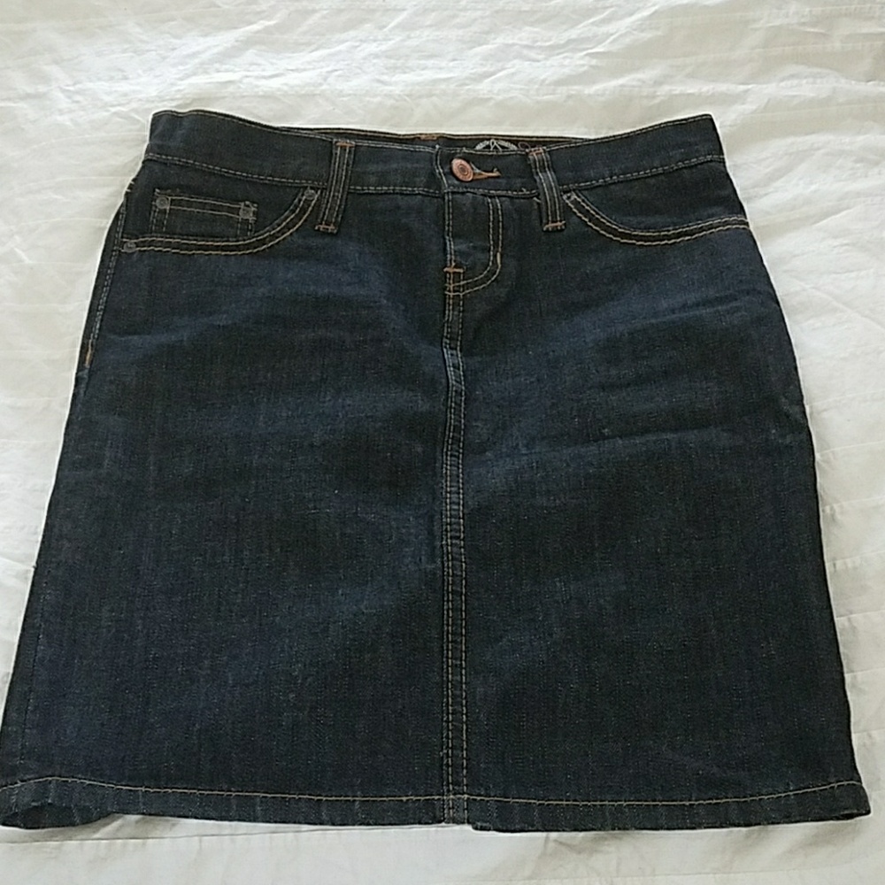 Vintage Classic 1969 GAP dark denim skirt